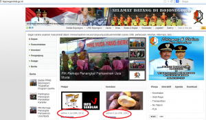 Web Pemkab Bojonegoro Out of Date
