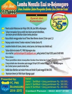 Lomba Menulis Esai Se-Bojonegoro