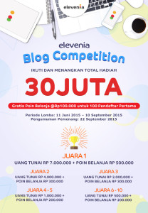Kompetisi Blog Elevenia 2015