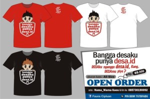 Pemesanan Kaos Desa.id