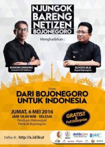 Njungok Bareng Netizen “Dari Bojonegoro Untuk Dunia”