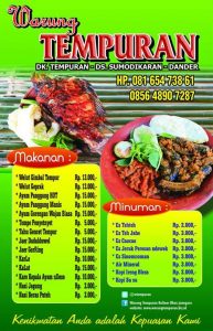 Warung Tempuran Terlezat di Bojonegoro